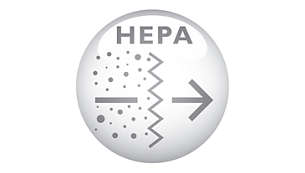 Super Clean Air HEPA 12 szűrő, 99,5%-os szűrőteljesítmény