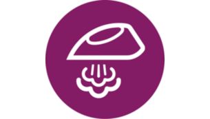Effet pressing jusqu'à 210 g pour éliminer les faux plis les plus tenaces