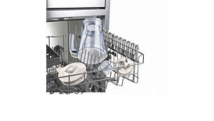 Toate piesele detaşabile pot fi spălate în maşina de spălat vase