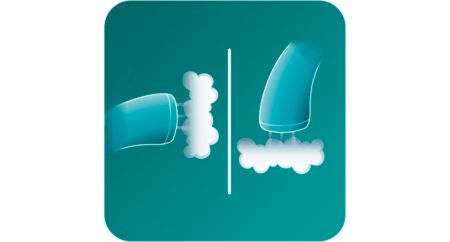 2 في 1: وظيفة دفق بخار عمودي وأفقي