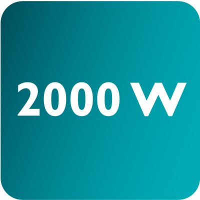 Мощность до 2000 Вт обеспечивает постоянную высокую подачу пара