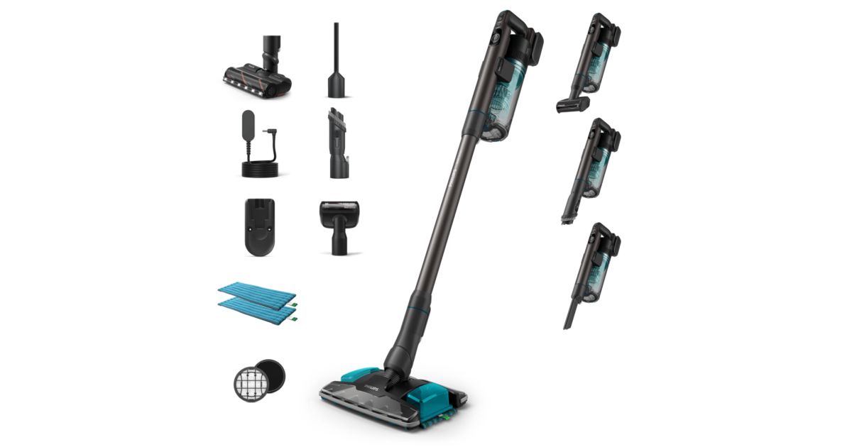 Aqua 8000 Serisi Kablosuz Dik Süpürge XC8154/10 | Philips