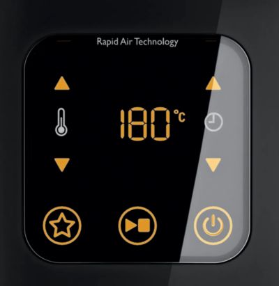 Pantalla digital para controlar fácilmente el tiempo y la temperatura