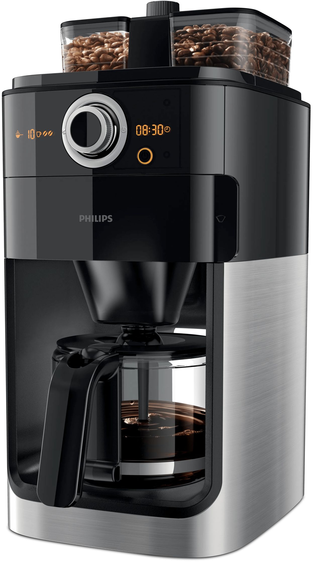Fantastisk kaffe starter med friskmalede b&oslash;nner