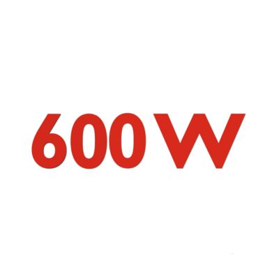 Powerful 600W motor