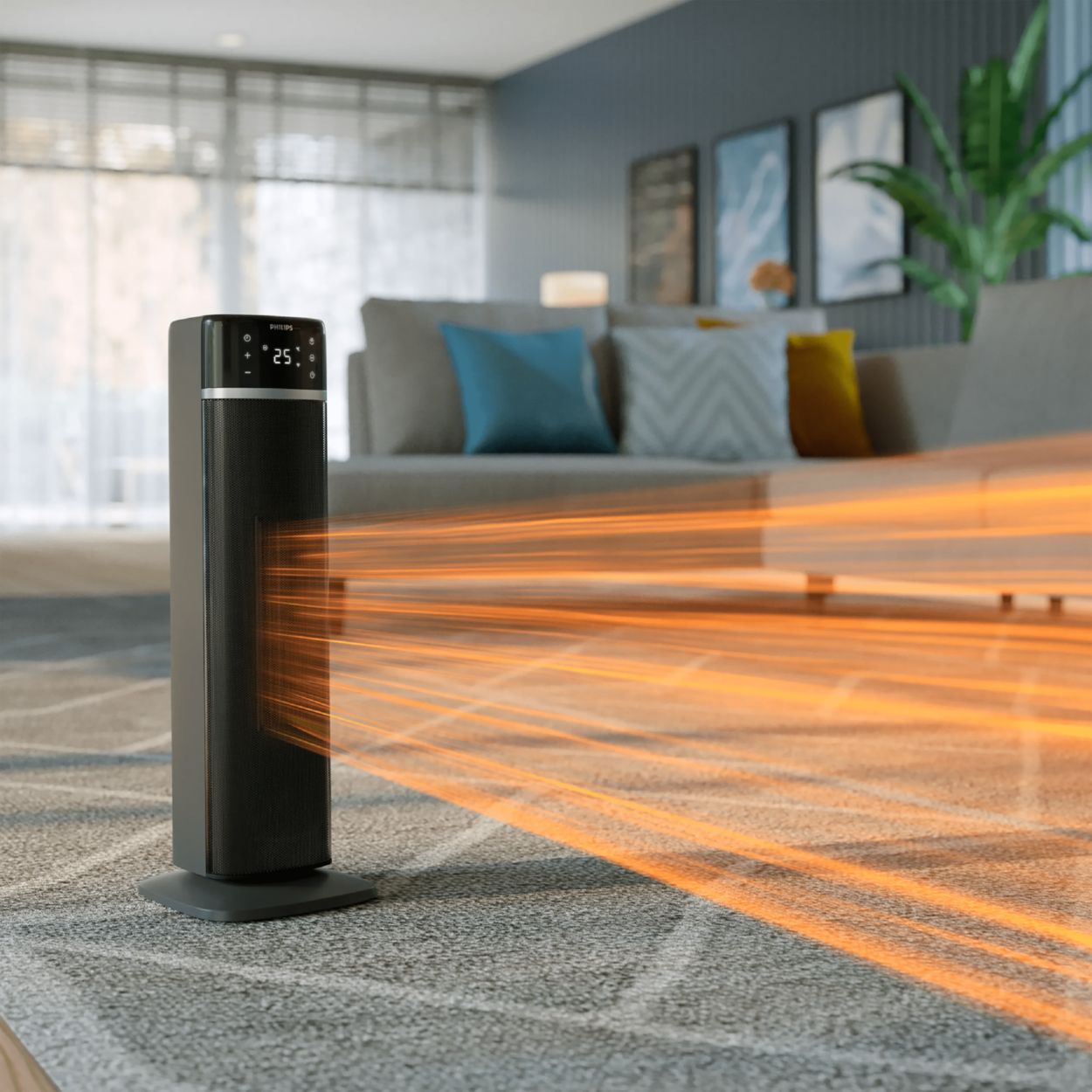 リンナイ CERAMIC HEATER 5000 （R-1220CMSIII） 5000 Series Smart Tower Ceramic Heater CX5120/11 | Philips