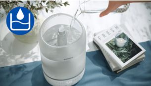 Refill made easy: top-fill water reservoir
