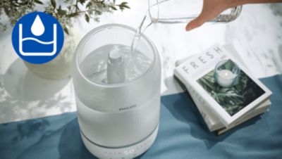 Refill made easy: top-fill water reservoir