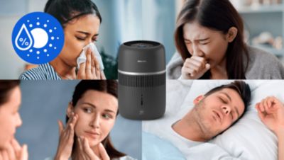 Padeda kovoti su sauso oro simptomais