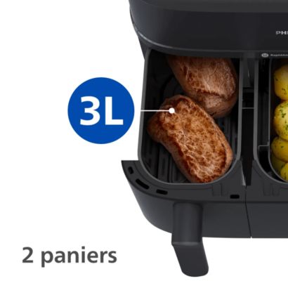 Notre premier double panier avec cuisson vapeur
