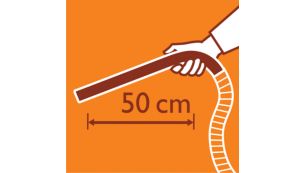 N&aring; ind i alle hj&oslash;rner takket v&aelig;re ekstra langt ergonomisk greb