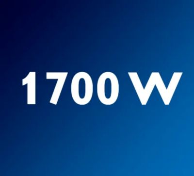 نظام تسخين بقوة 1700 واط لتسخين الماء بسرعة.