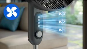 3 ajustes de velocidad para una refrigeraci&oacute;n personalizada