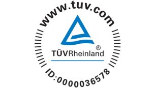 T&Uuml;V 认证，值得信赖的效果