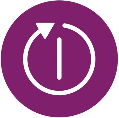 Automatic shut-off when the iron is left unattended