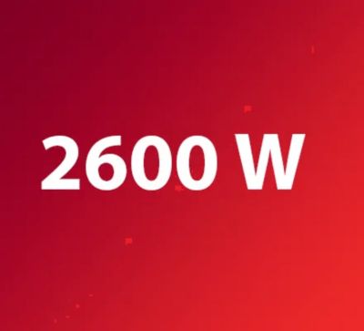 Μέγιστη ισχύς 2600 W για ισχυρή αυτοτροφοδοσία