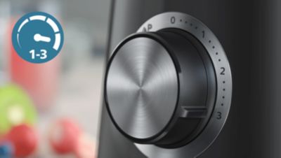 3 скорости и импульсный режим для управления смешиванием