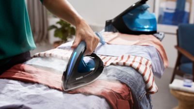 Go from ironing jeans to silk; no need to change temperature setting