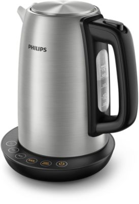 Philips Philips Avance Collection Metalen waterkoker - Temp.-regeling, Warmhoudmodus HD9359/90 aanbieding