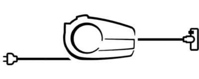 O motor de 1600 W gera 300 W de poder de sucção máximo