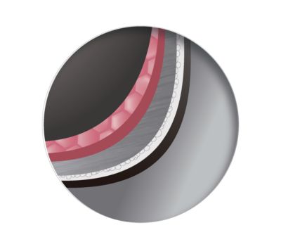 Panela interna de 5 camadas p/ aquecimento uniforme