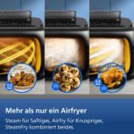 Megabasket. Mega Möglichkeiten: Steam. Airfry. SteamFry.