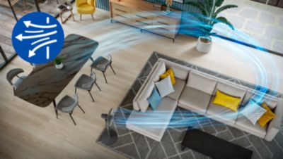 Veľký prúd vzduchu zaistí okamžité pohodlie