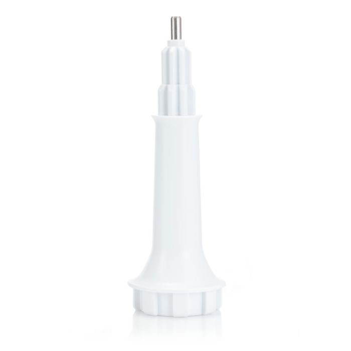 Connects a food processor and its spare parts