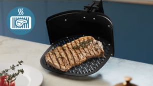 Hohe Temperatur f&uuml;r perfekte Grillstreifen