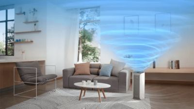 Suure jõudlusega ja sobib kuni 60 m² suurustele tubadele