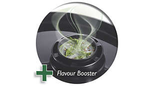 O Flavour Booster adiciona mais o sabor com ervas aromáticas e especiarias deliciosas