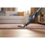 Siurbimas ir valymas šluoste vienu metu