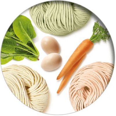 Create authentic noodles with all kinds of fresh ingredients