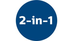 2 合 1 功能，同时清洁地板和家具