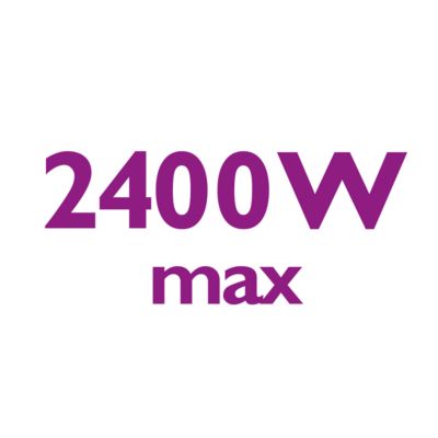 2400 W για γρήγορη θέρμανση