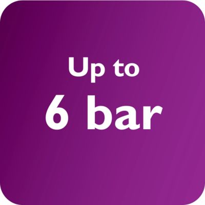 Up to 6 bar pressure