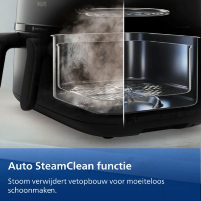 Onze eerste Airfryer met twee manden én stoomfunctie