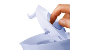 Couvercle articulé à ouverture large pour un remplissage et un nettoyage aisés