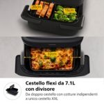 Il nostro airfryer con doppio cestello più compatto