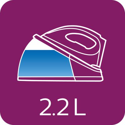 Réservoir d'eau amovible XL 2,2 l idéal pour les familles