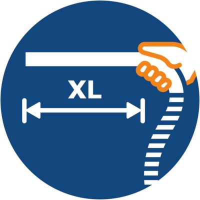 Dosegnite sve kutove zahvaljujući izuzetno dugačkoj ergonomskoj dršci