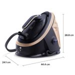 Fast ironing with automatic steam