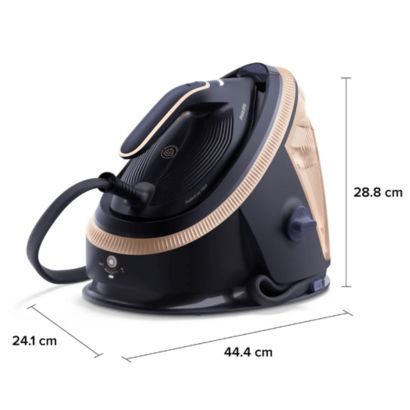Fast ironing with automatic steam