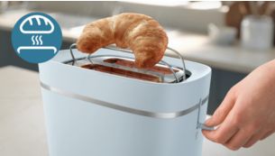 Warm allerlei soorten deegwaren op met de opzethouder