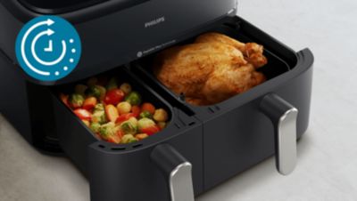 Задайте времето за готвене на отделните ястия да е еднакво