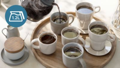 Jarra de 1,2 l para hasta 10 tazas de café