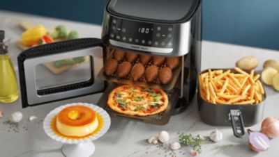 Vários acessórios para explorar diferentes receitas