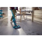 Vacuums and mops in one stroke