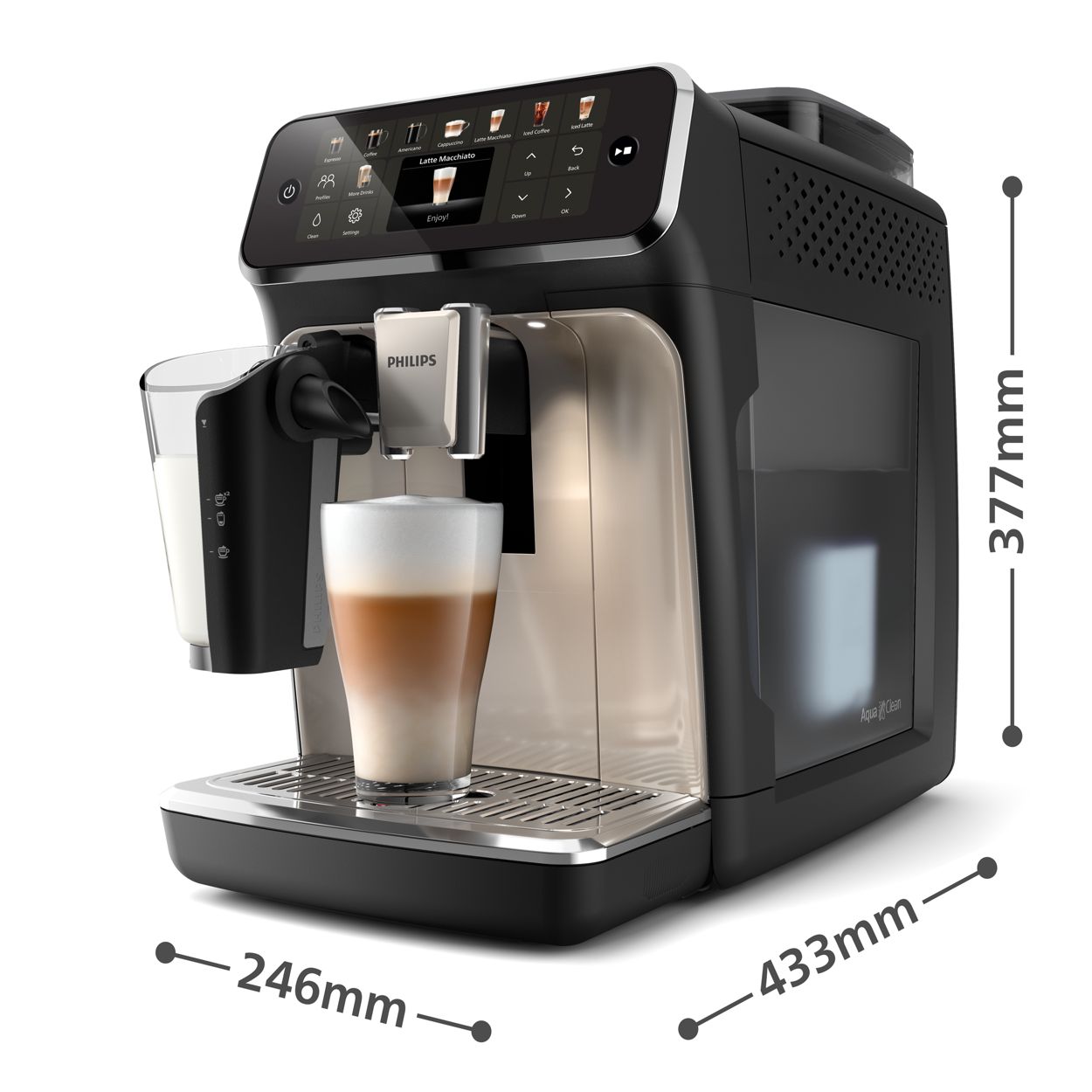 Series 5500 Fully automatic espresso machine EP5547/90 | Philips