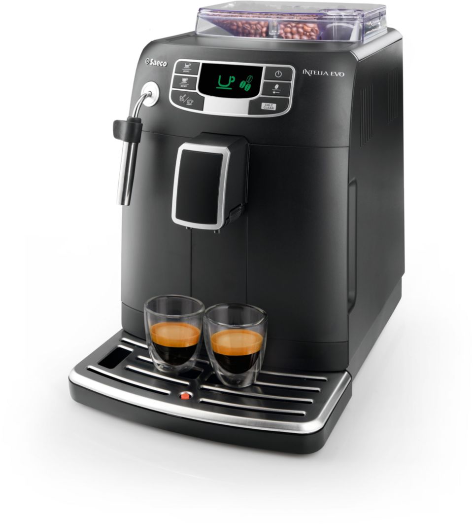 Espresso en melkschuim met één druk op de knop